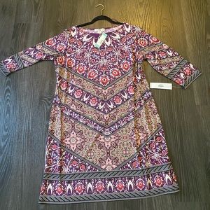 Wisp Jersey Dress size 18W. Multi colored